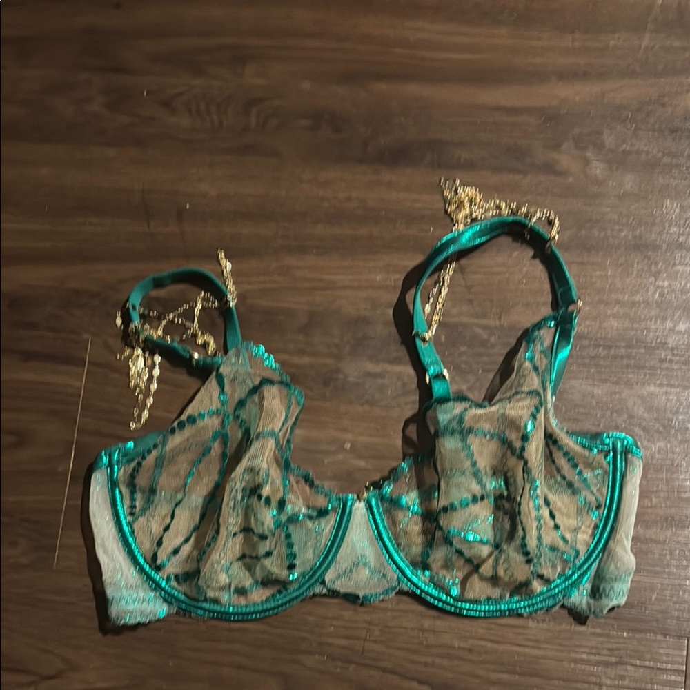 Honey birdette Emerald Goldy bra 34DDD